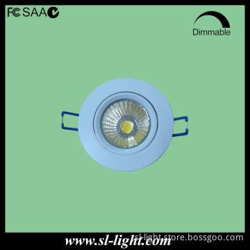5W COB LED Downlight hole size 70mm